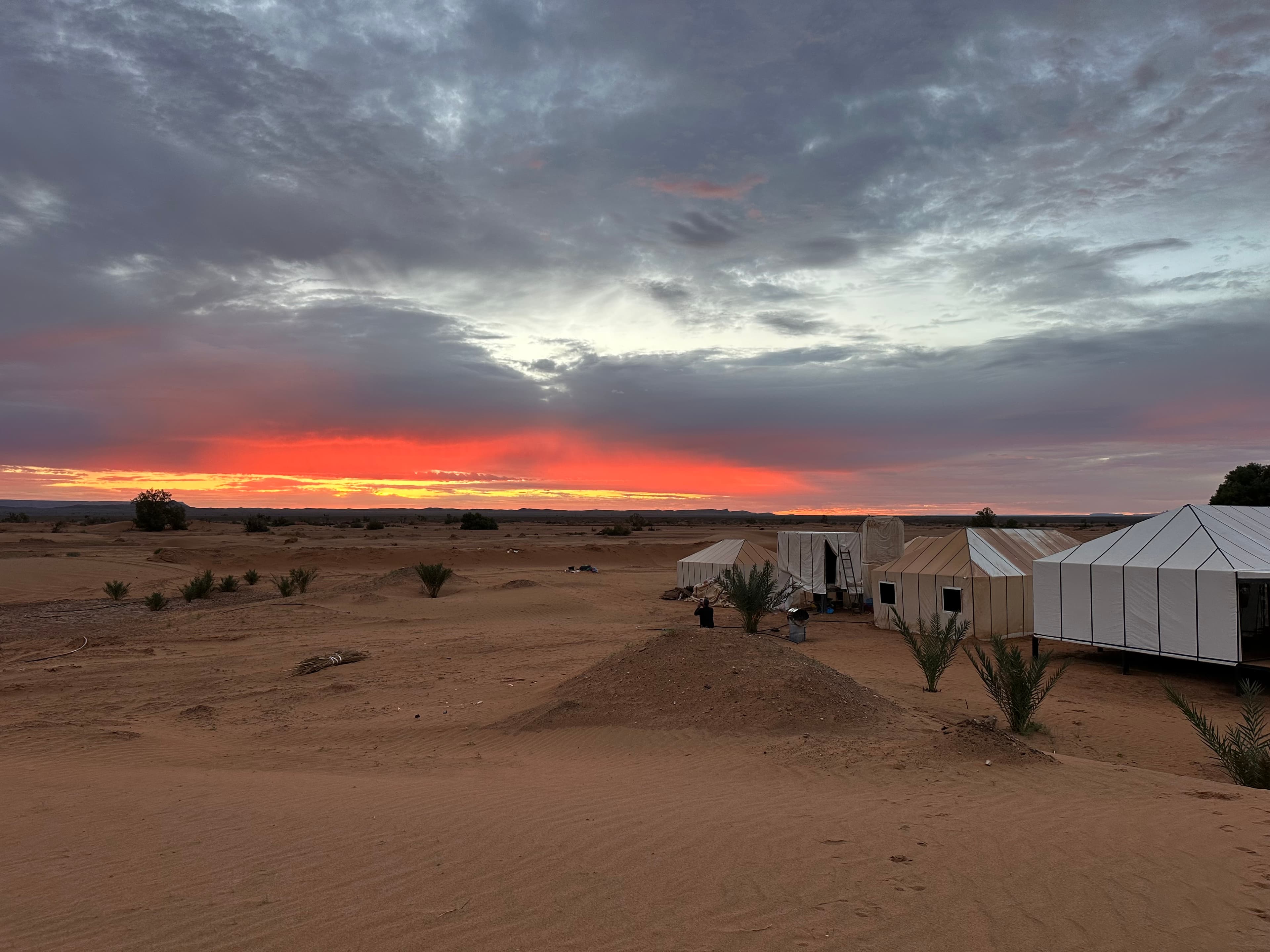 Houses in the Sahara Desert